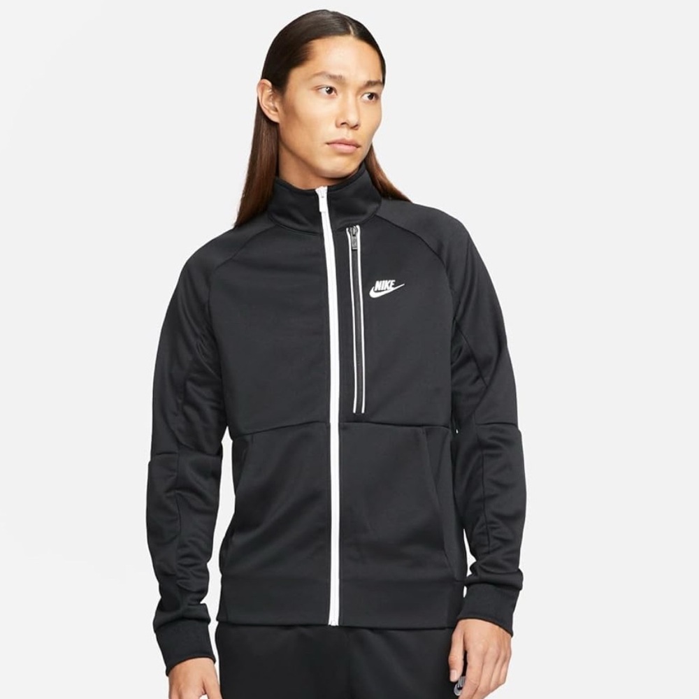 Nike Black and White Sports Active Jacket XXL